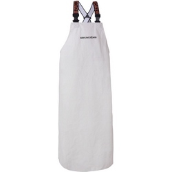 SHOREMAN PVC APRON W/SUSPENDERS - WHITE